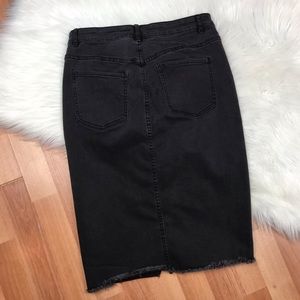 seed heritage denim skirt